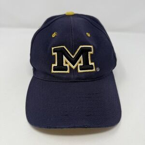 Michigan Wolverines Hat Cap Fitted Mens 7 1/8 NCAA Football Top Of The World